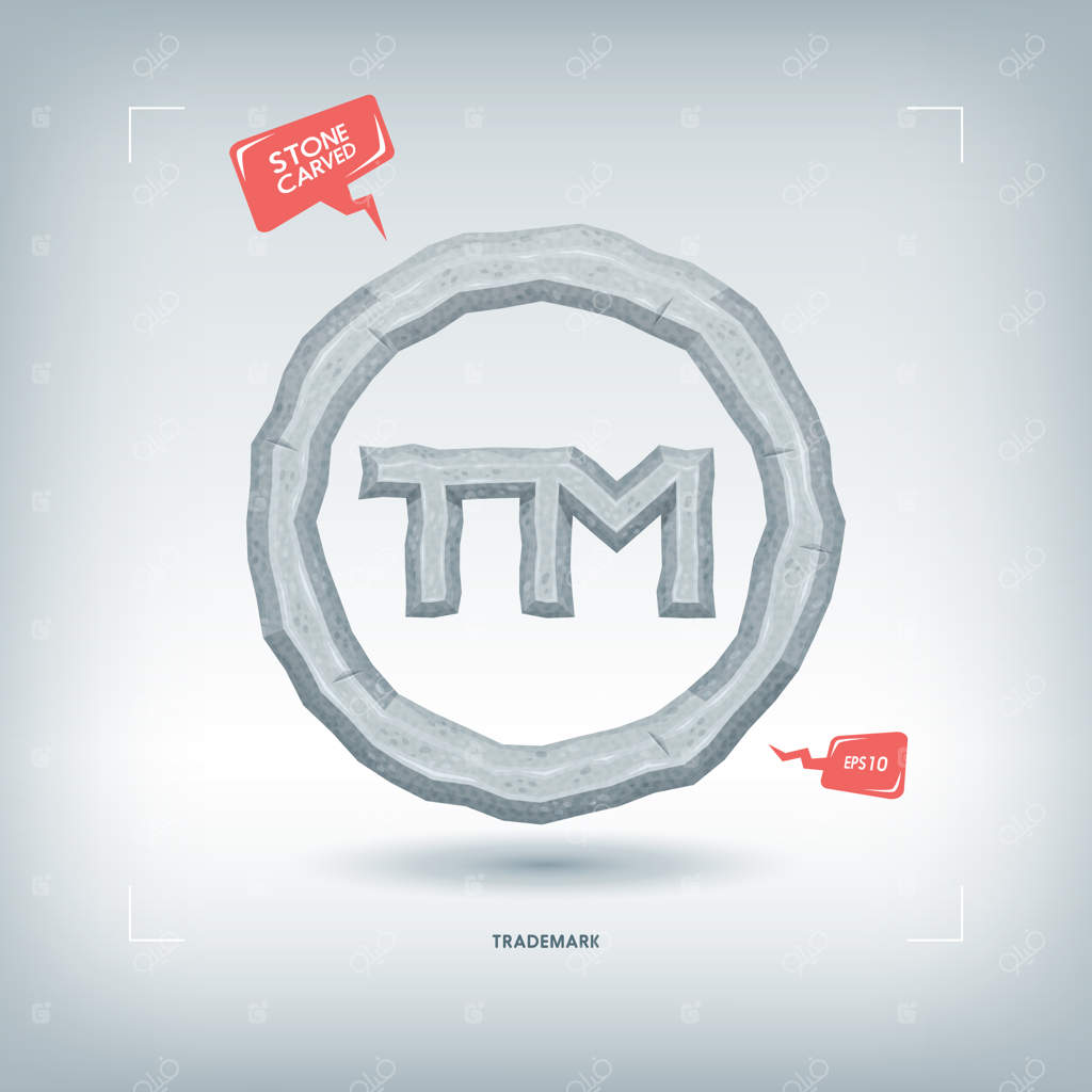 نماد تجاری: طراحی حروف سنگ‌تراشی شده در قالب تصویرسازی