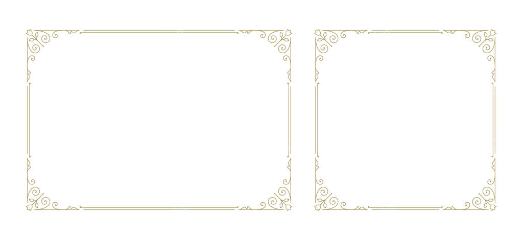 عنصر طراحی قاب ویکتوریایی تزیینی وینتیج وکتور