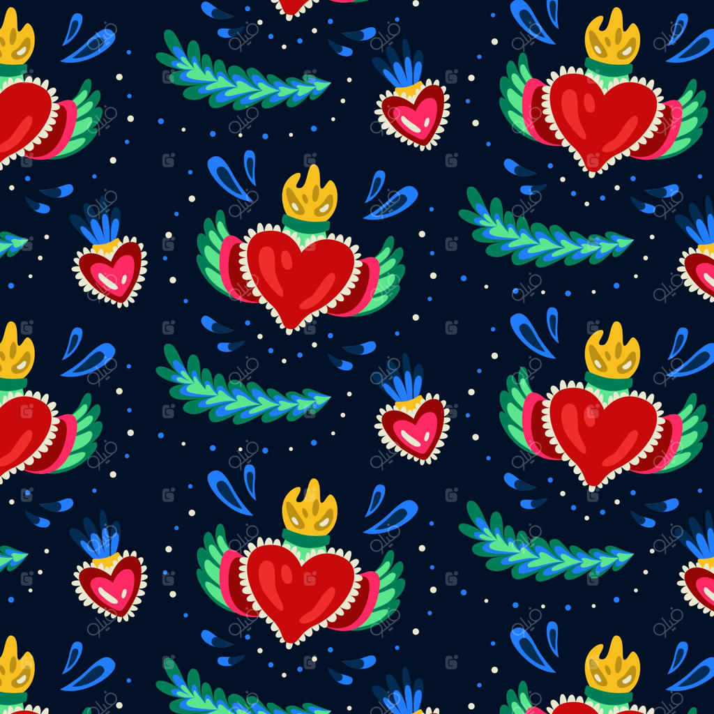 طرح فلت برای الگوهای روز مردگان