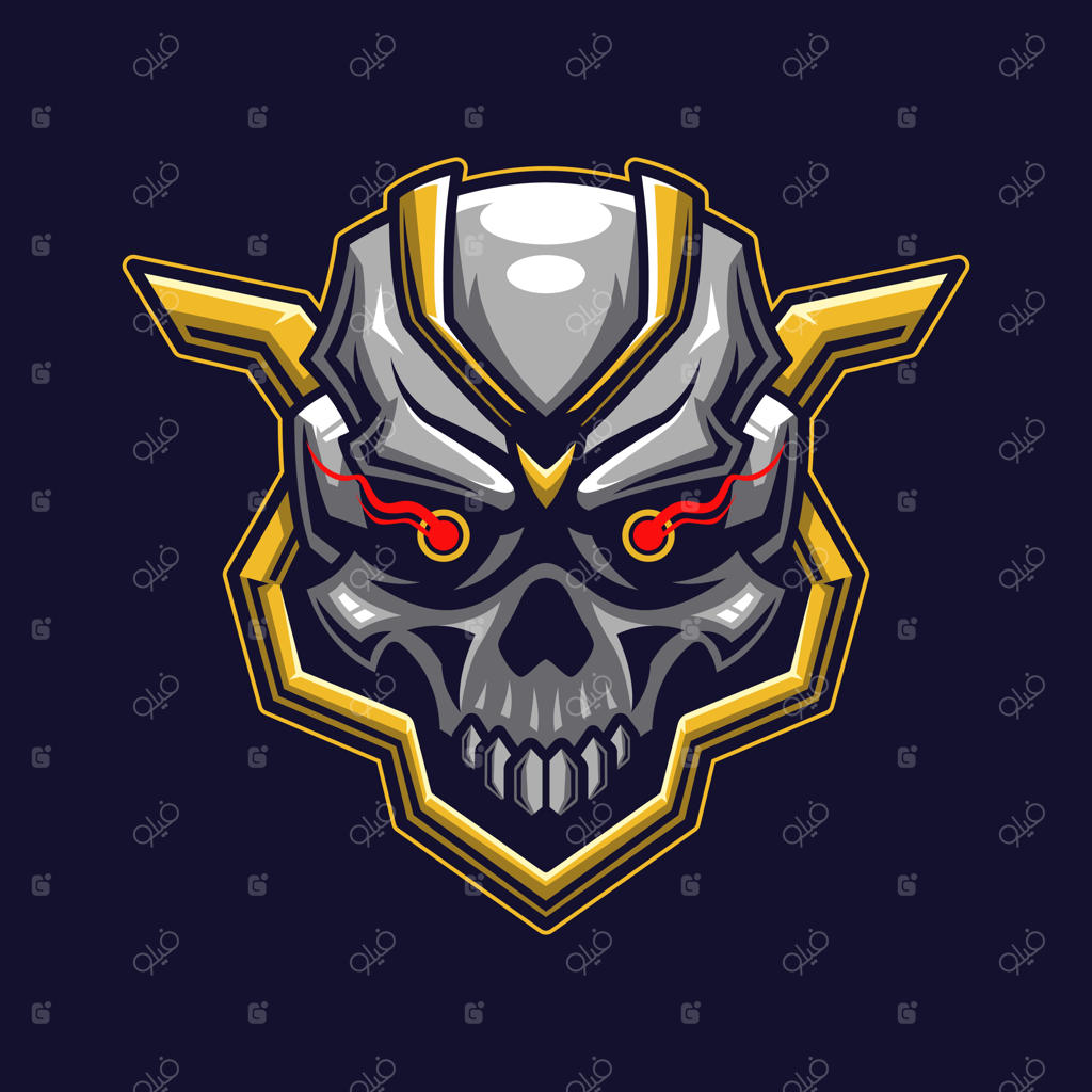 طرح لوگوی جمجمه