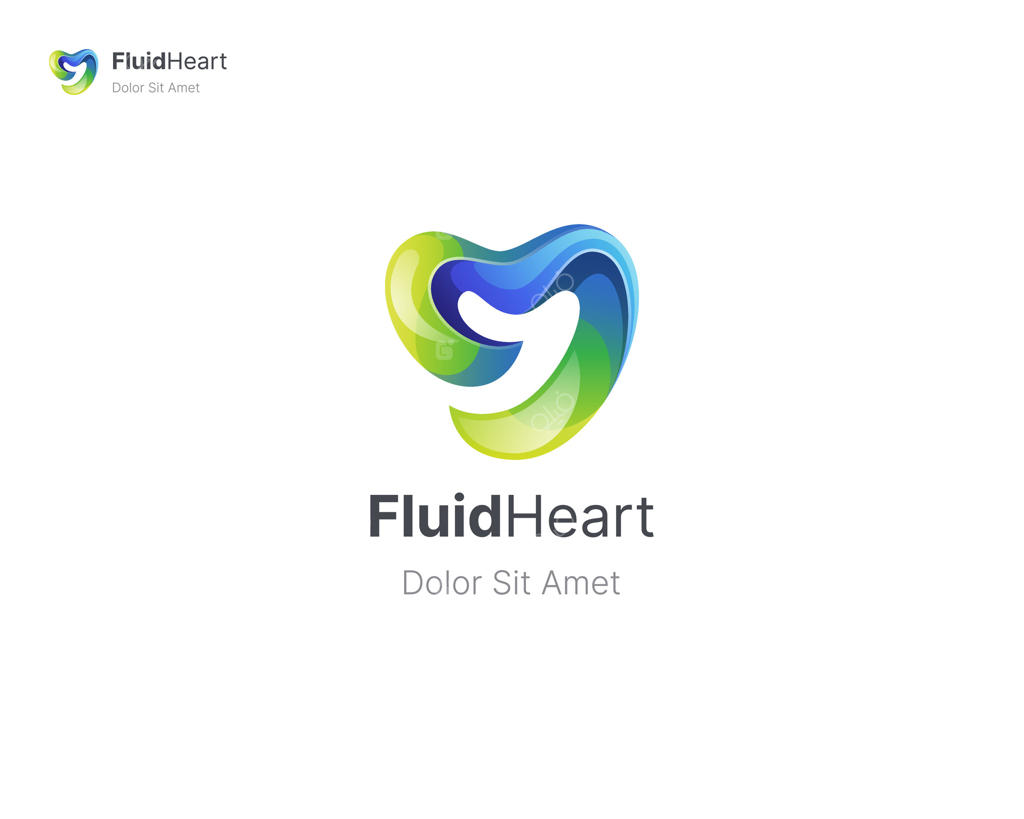 طراحی لوگوی FluidHeart