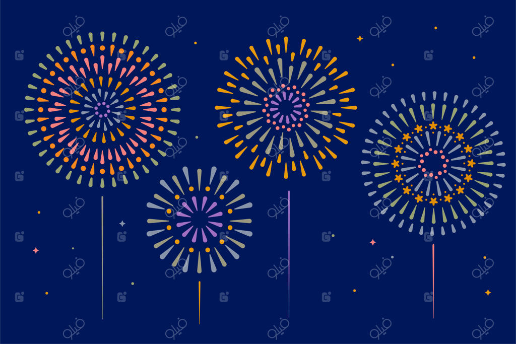 پس‌زمینه شب آتش‌بازی