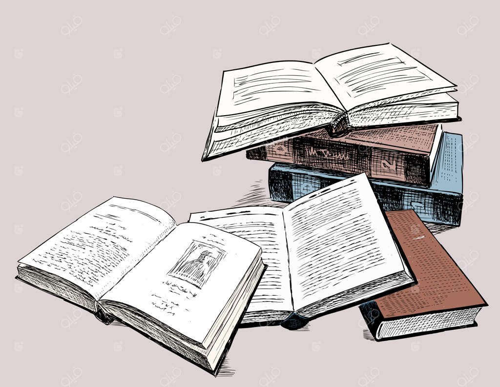 طرح‌های کتاب‌های چاپی قدیمی