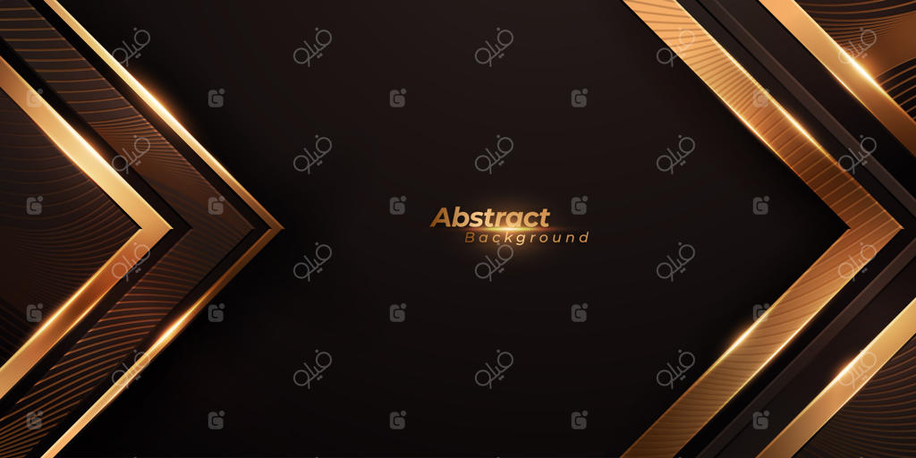 زمینه لوکس مشکی و طلایی.
