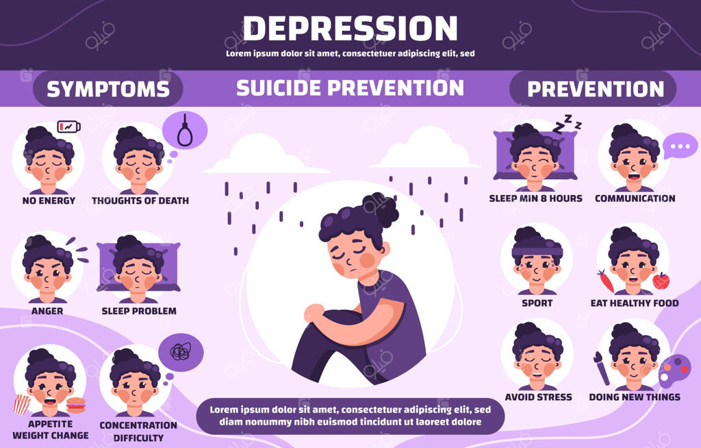 اینفوگرافیک پیشگیری از خودکشی