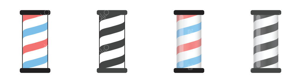 نماد کلاسیک آرایشگاه سنتی