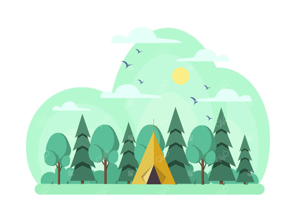 تصویرسازی وکتور منظره