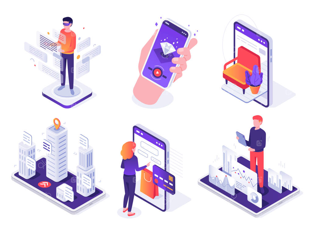 واقعیت افزوده ایزومتریک در تلفن همراه: مجموعه‌ای از مفاهیم پلتفرم AR موبایل، بازی‌های مجازی و مسیرنمایی سه‌بعدی در گوشی‌های هوشمند