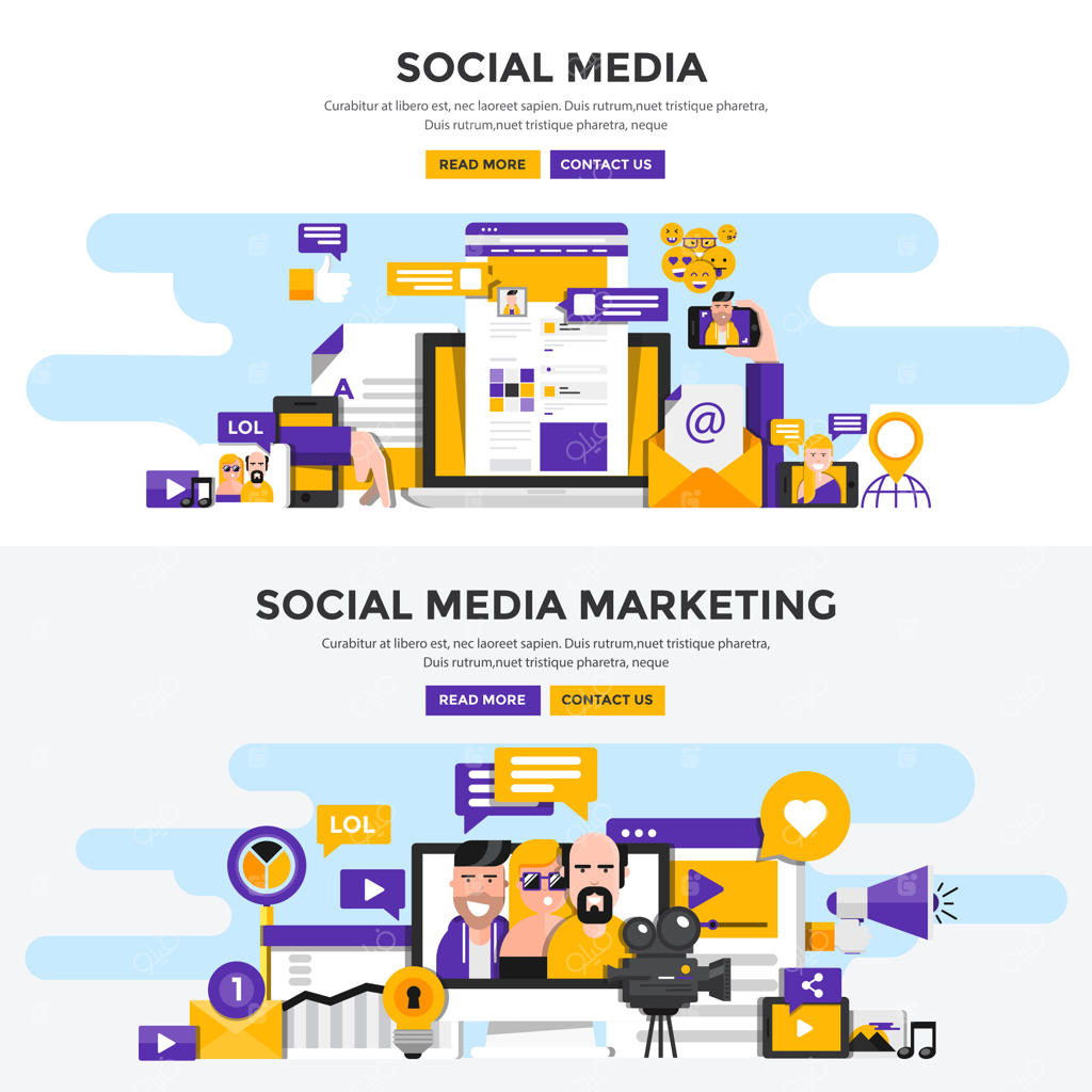 مجموعه‌ای از تصاویر شبکه‌های اجتماعی