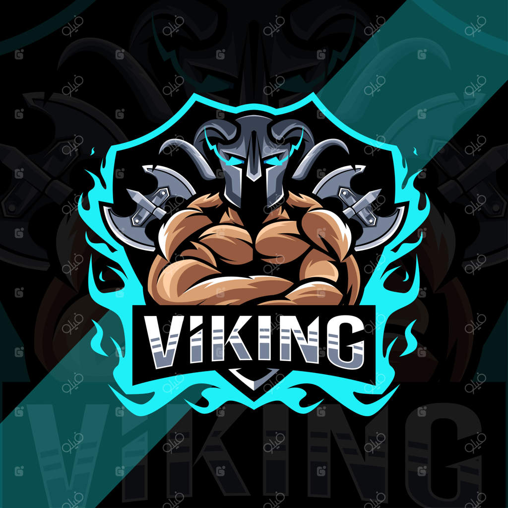 طراحی قالب لوگوی وایکینگ