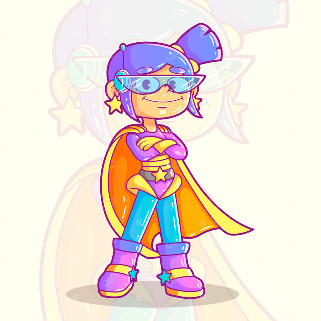 تصویرسازی شخصیت ابرقهرمانی دست‌ساز