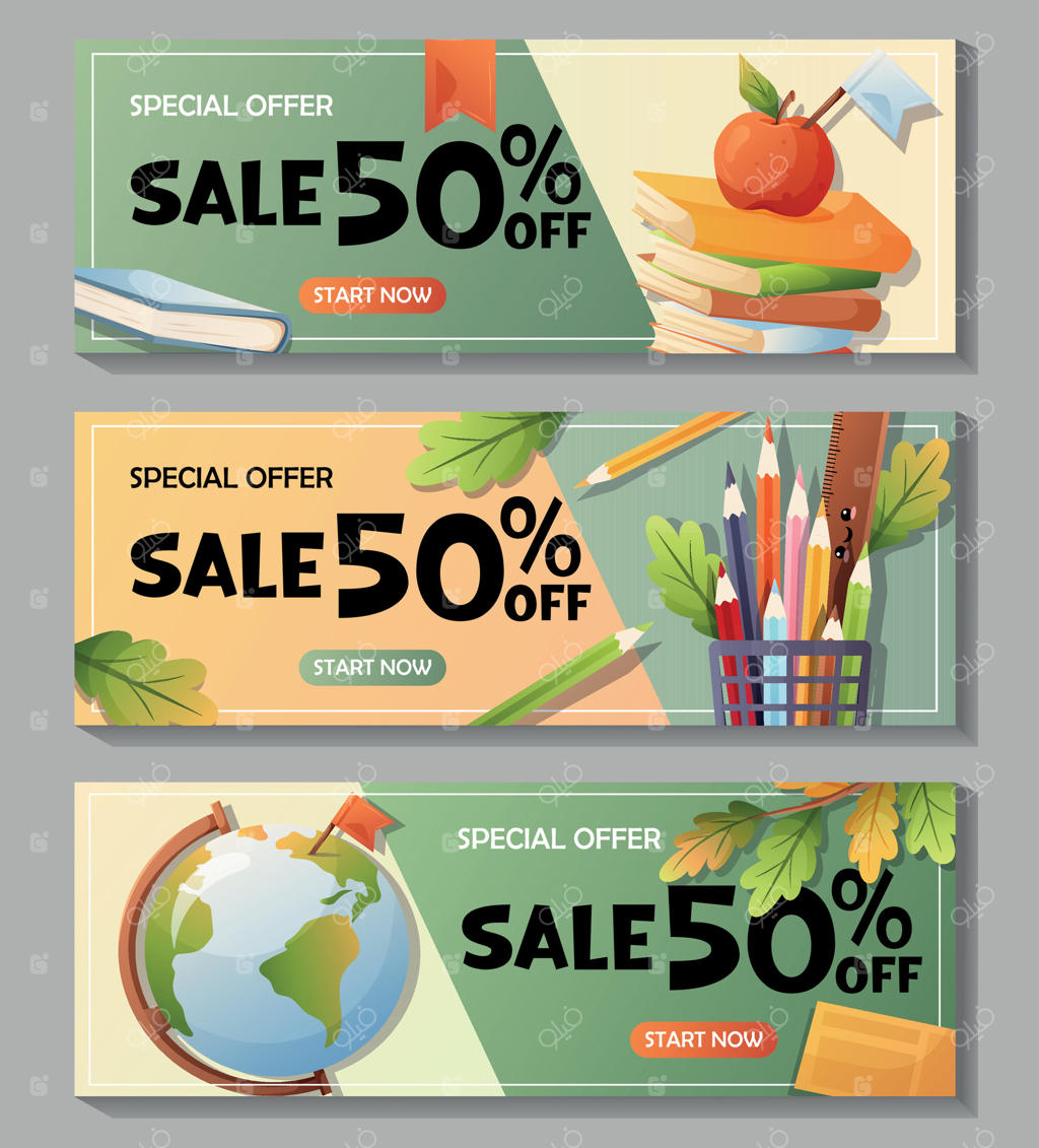 فروش فوق‌العاده ۵۰٪ تخفیف برای لوازم آموزشی! پرو وکتور