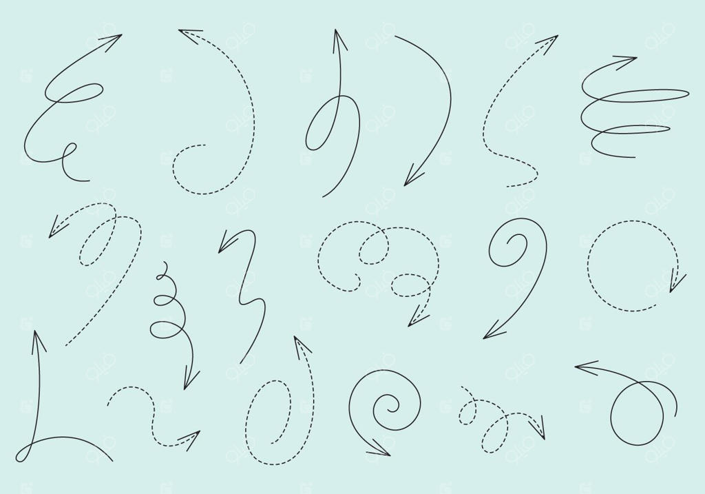 پیکان‌های برداری خطی