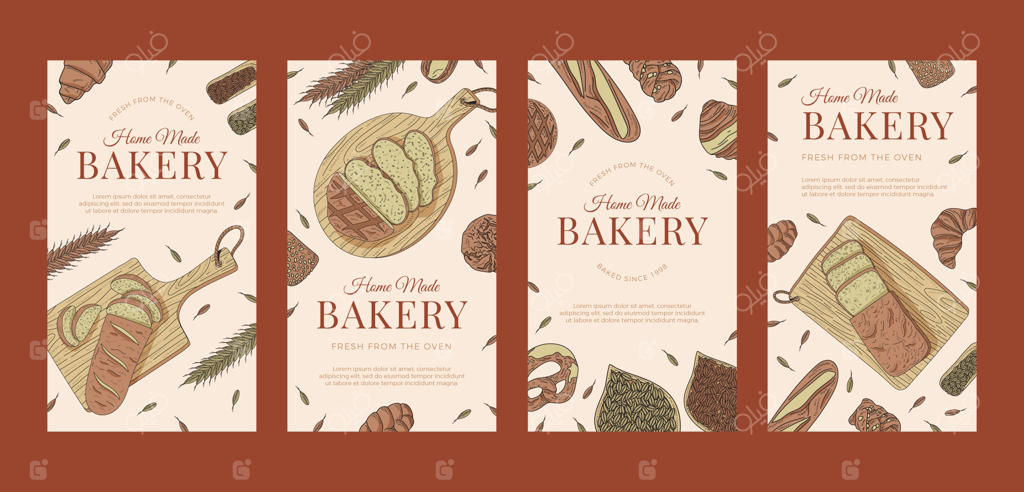 استوری‌های اینستاگرام نانوایی بافت‌دار