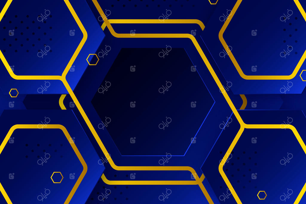 پس‌زمینه شش‌ضلعی گرادینت