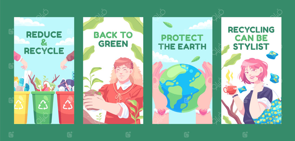 مجموعه استوری‌های اینستاگرام دربارهٔ بوم‌شناسی و حفاظت محیط‌زیست