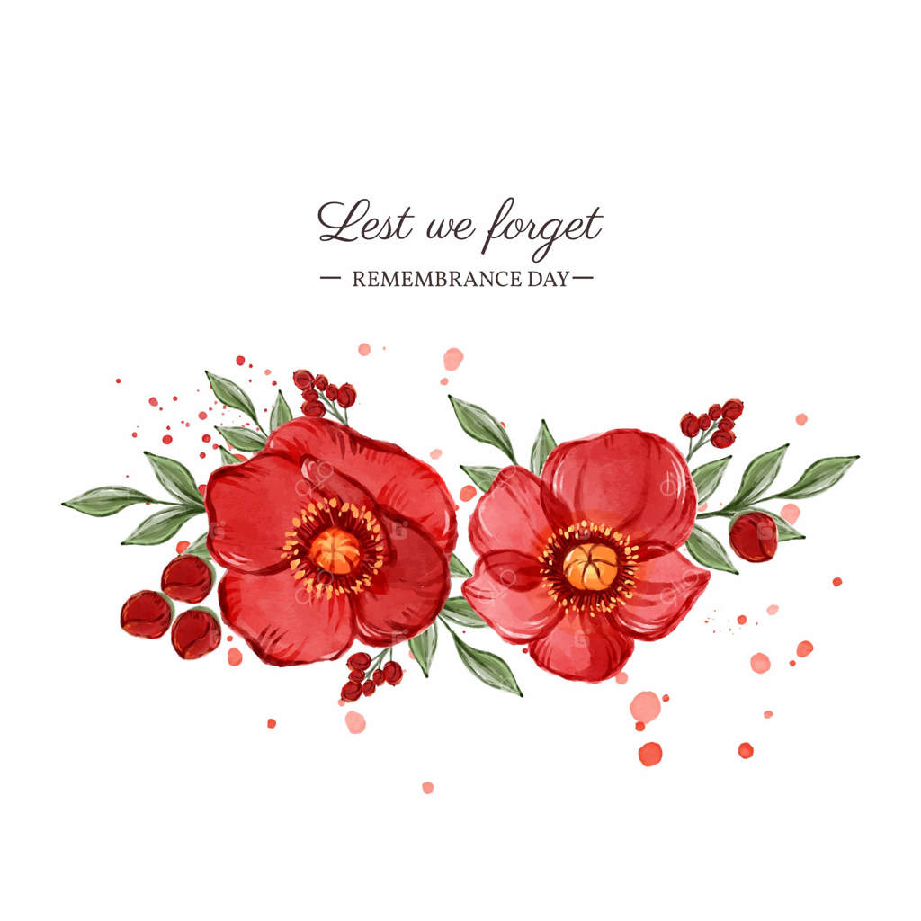 نقاشی آبرنگی روز یادبود