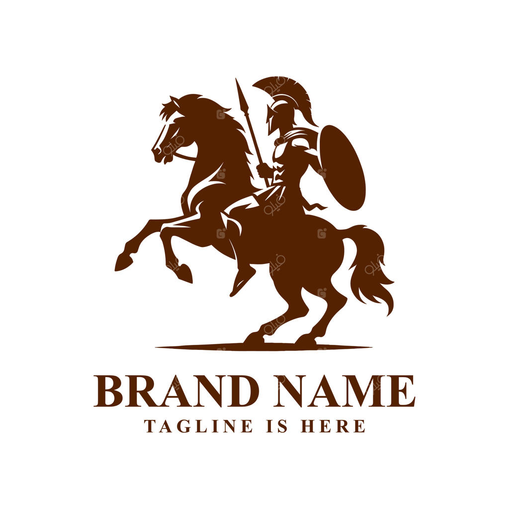 لوگوی جنگجوی اسپارتی