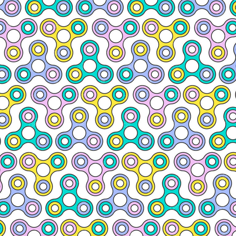 پترن یکپارچه اسپینر فرفره خطی