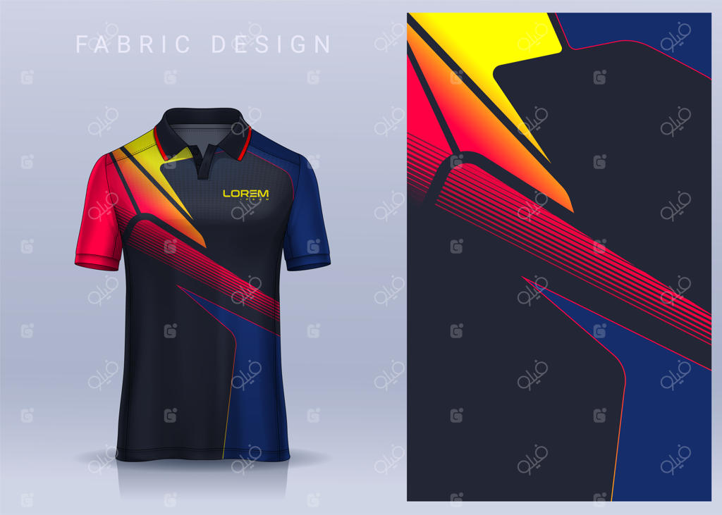 طراحی پارچه برای تیشرت و پیراهن فوتبال