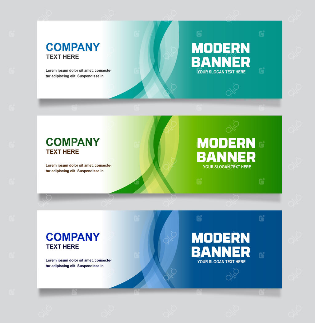 قالب طراحی بنر مدرن