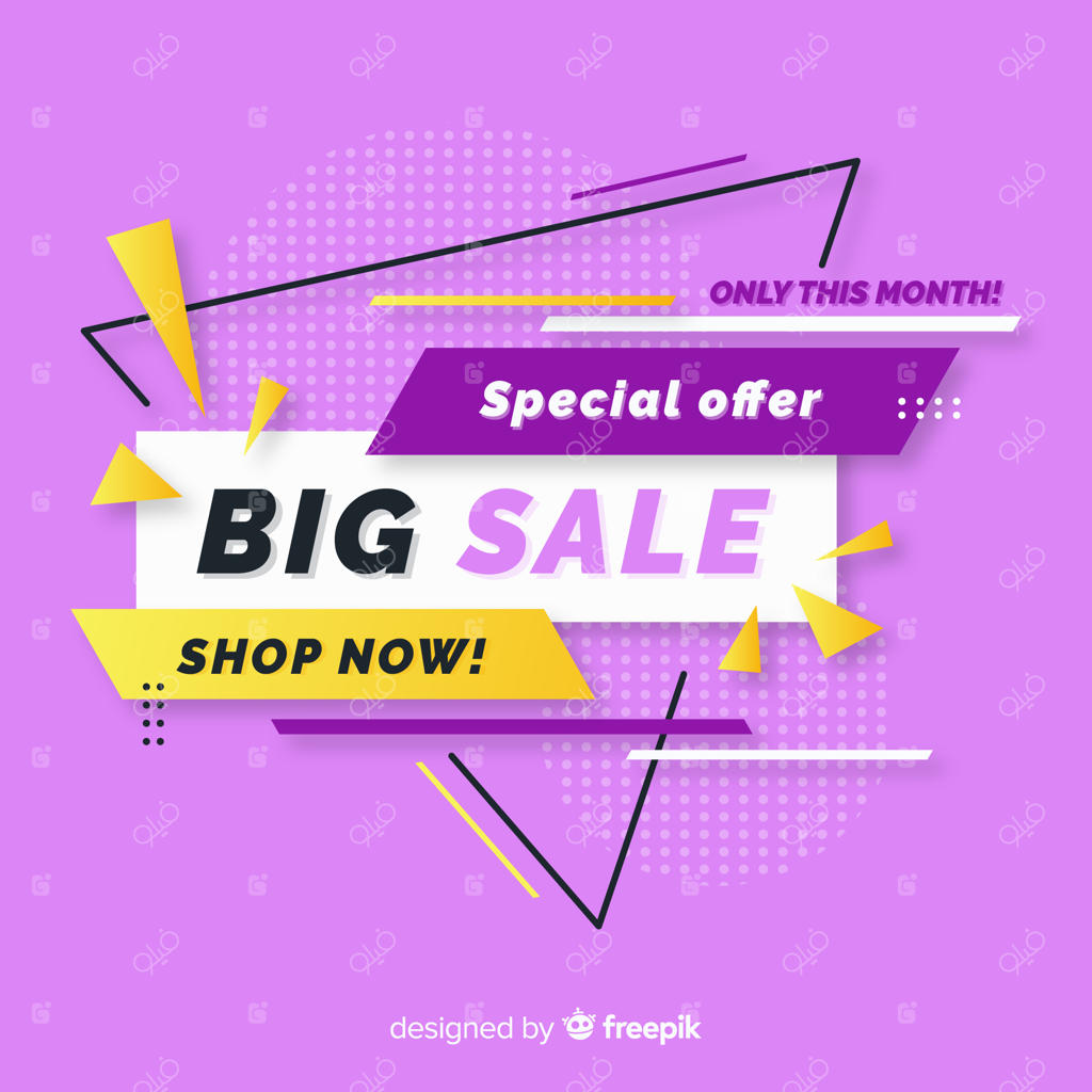 قالب بنر تبلیغاتی فروش ویژه