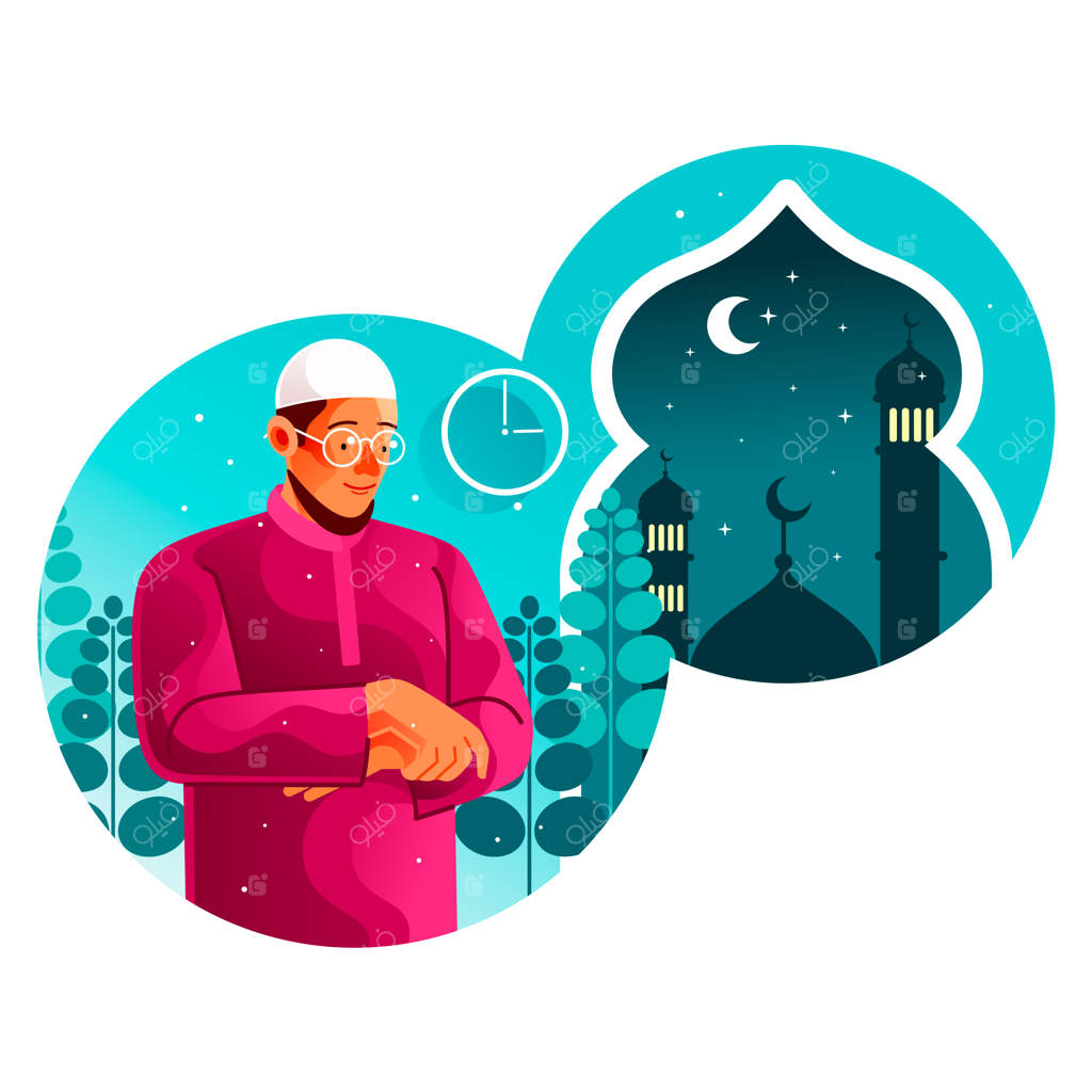 نماز تهجد مسلمان در ثلث آخر شب