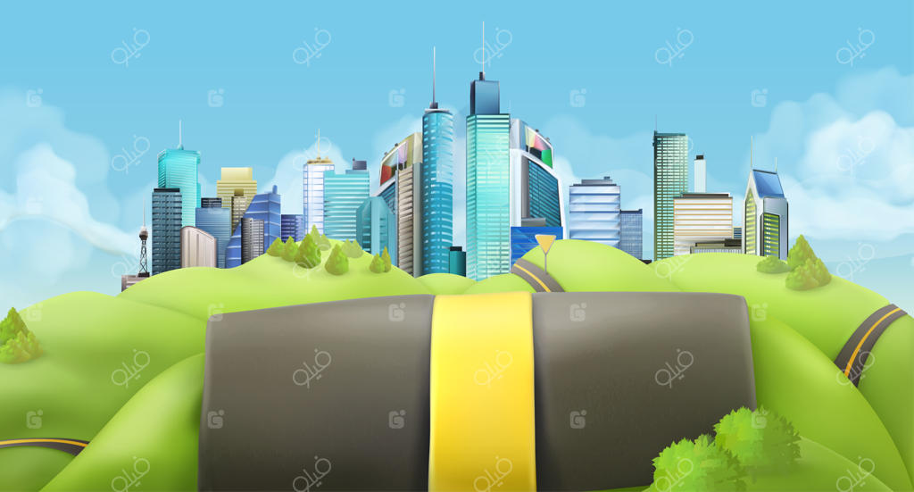 شهر و جاده، مناظر طبیعی