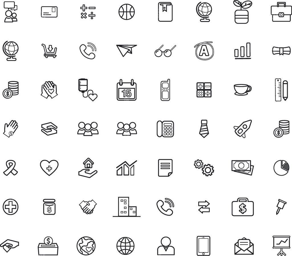 مجموعه آیکون‌های مختلف