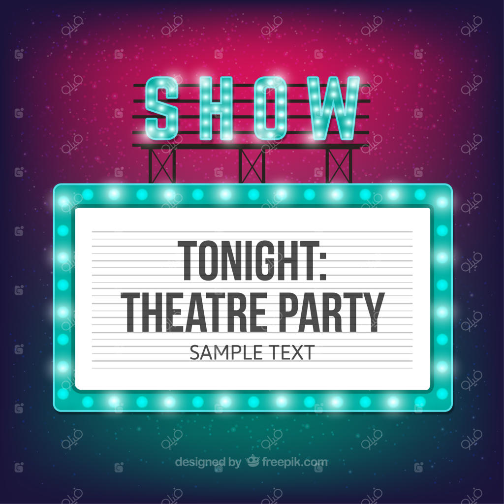 تابلوی نوستالژیک با لامپ‌های روشنایی