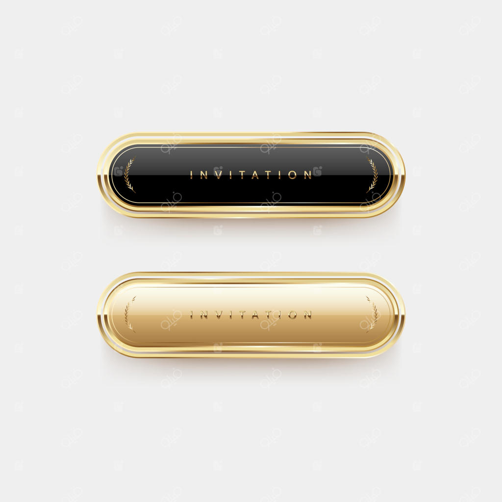 برچسب و نماد طلایی لوکس