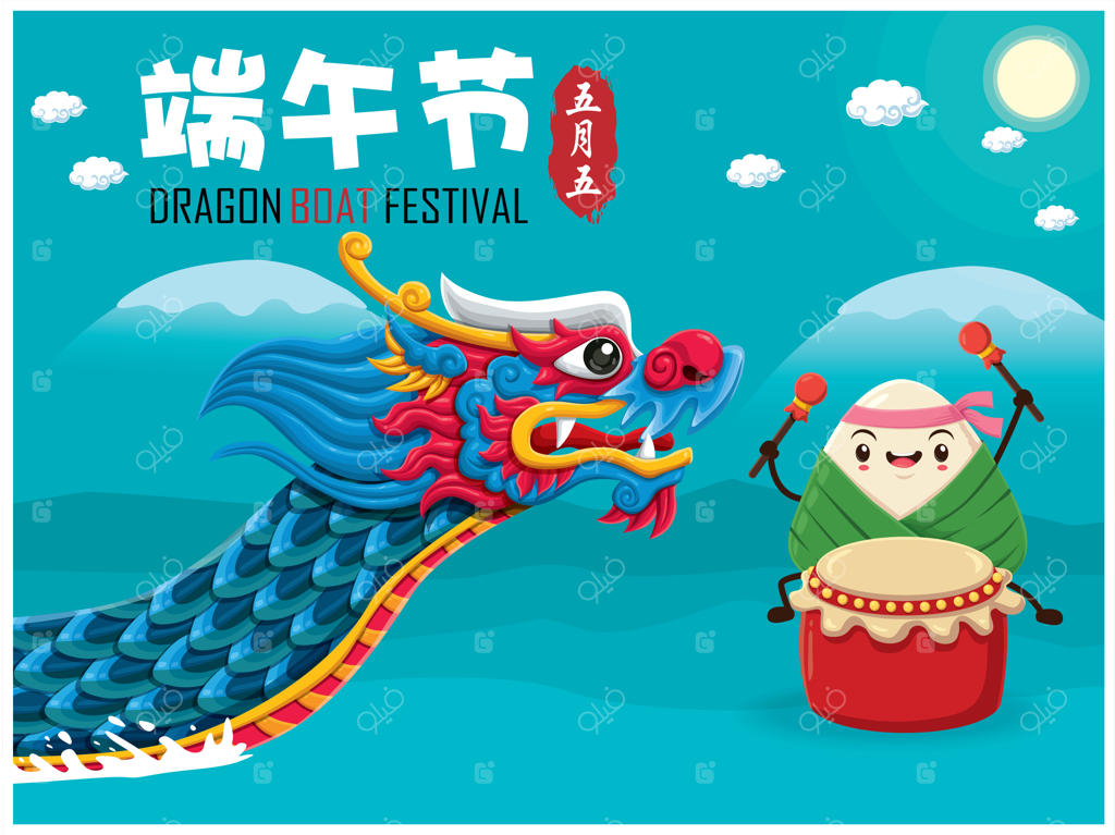 تصویرسازی جشن قایق اژدها - جشنواره قایق اژدها ۵ اردیبهشت