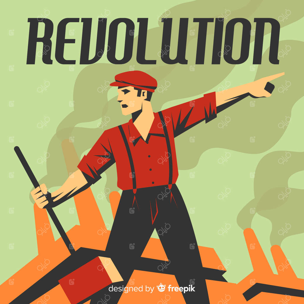 مفهوم انقلاب کلاسیک با سبک وینتیج