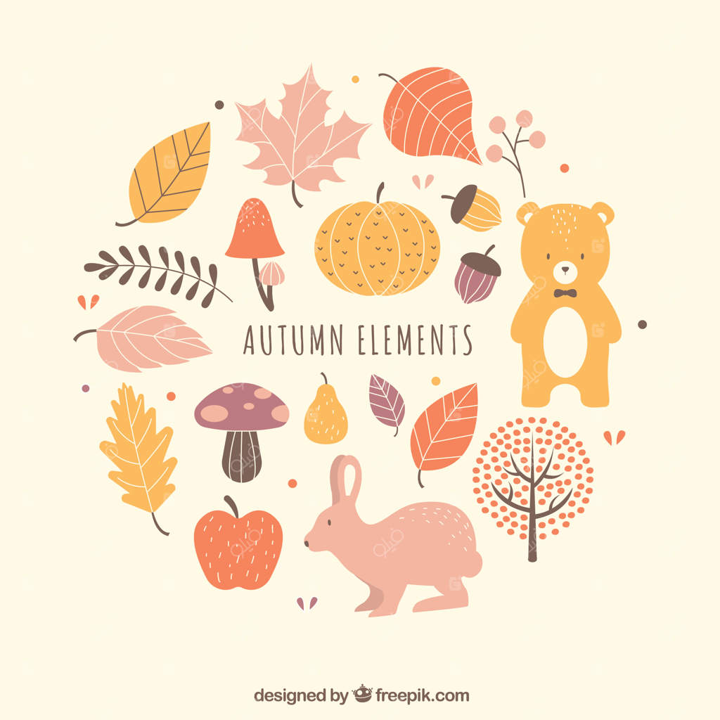 عناصر دلپذیر و شاد پاییزی