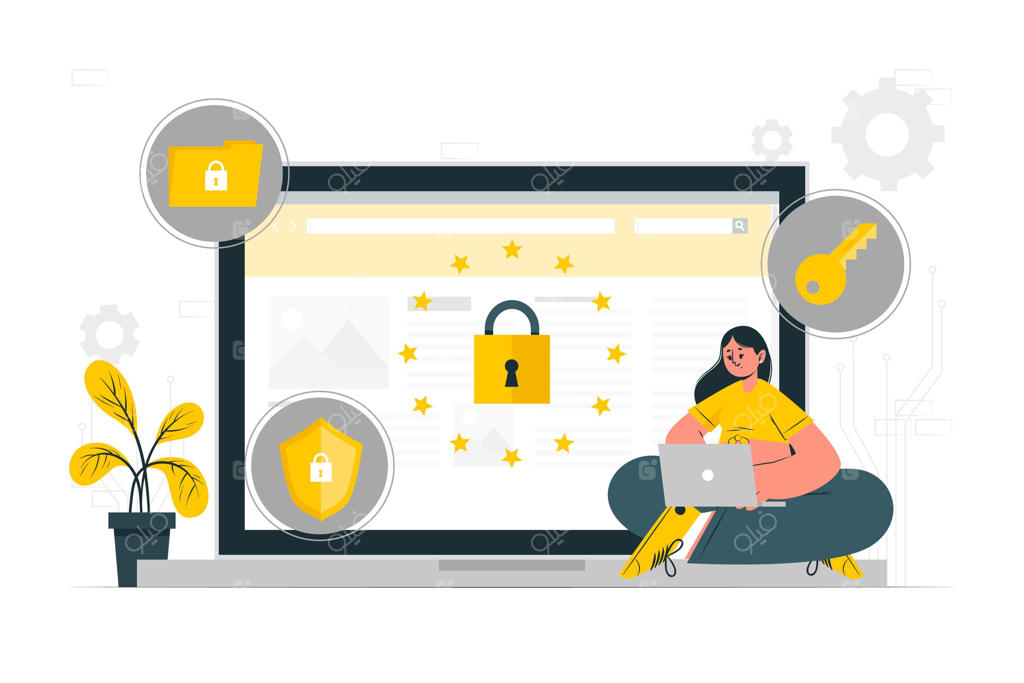 مفهوم GDPR در تصویرسازی