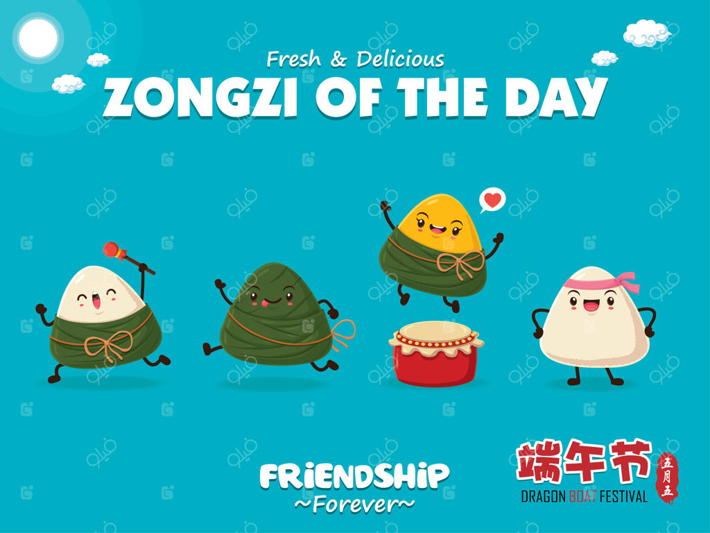 تصویرسازی جشنواره قایق اژدها - پنجمین روز ماه مه