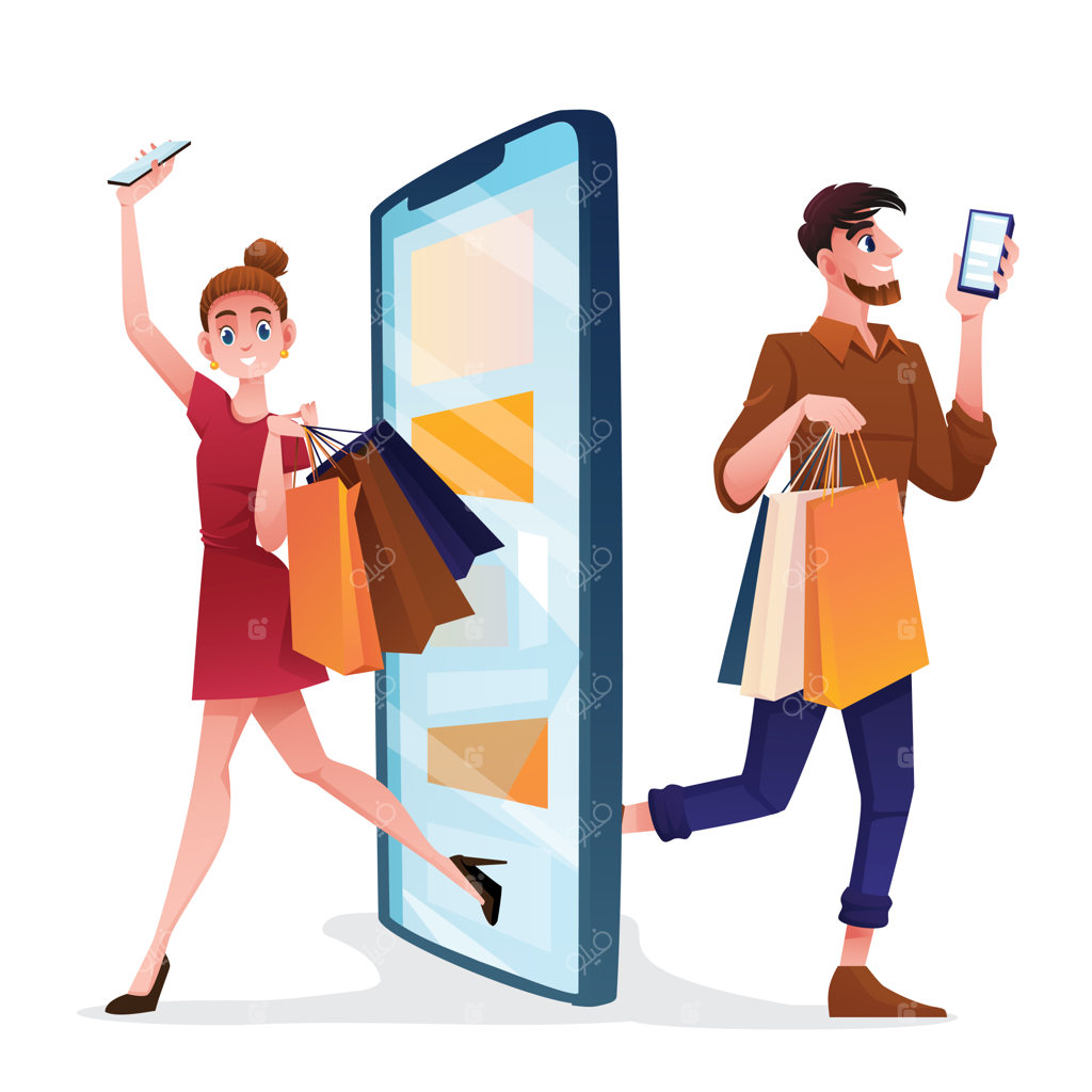 فروشگاه اینترنتی با کانسپت موبایل، پیام چت، ارسال کالا و خدمات ۲۴ ساعته