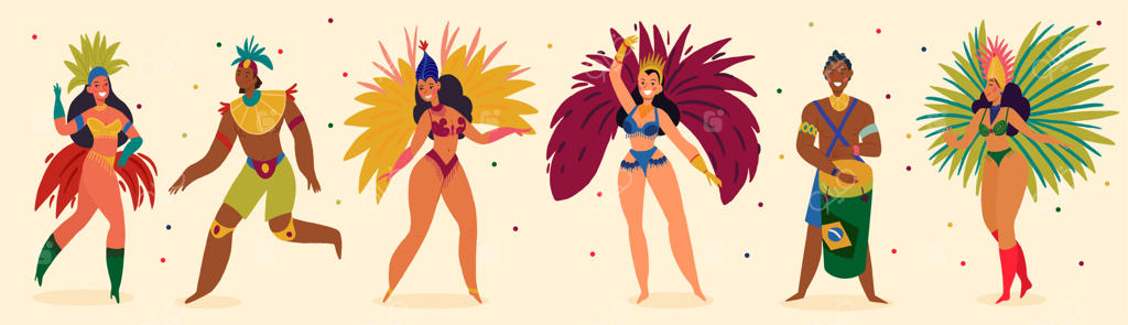 نمادها و عناصر طراحی کارناوال برزیلی