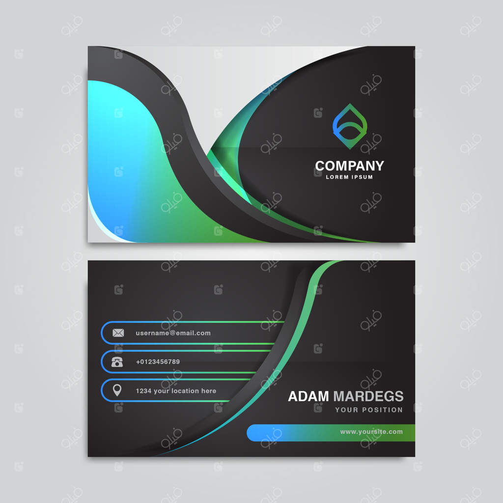 کارت ویزیت انتزاعی