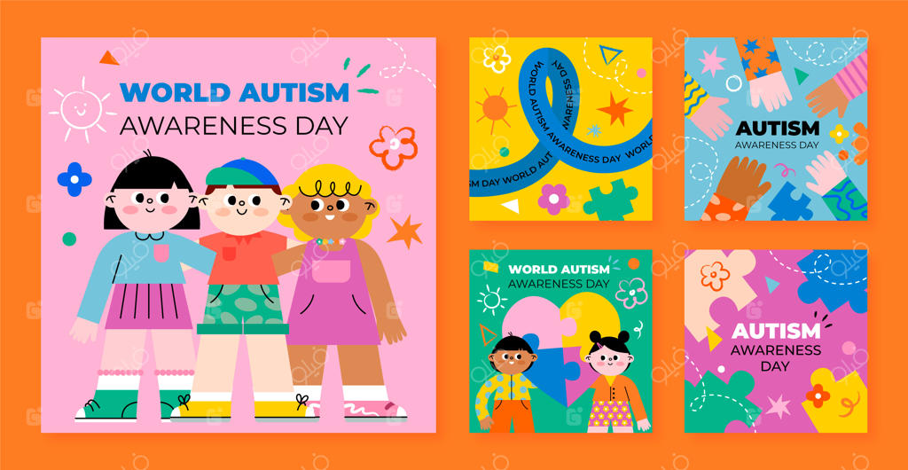 مجموعه پست‌های اینستاگرام به مناسبت روز جهانی آگاهی از اوتیسم