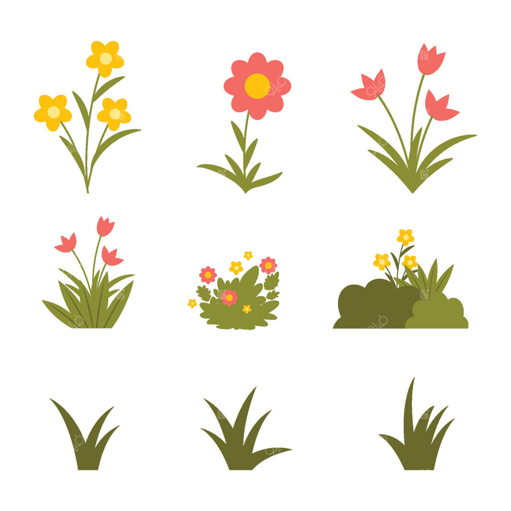 تصویر زیبای باغ گل‌های رنگارنگ