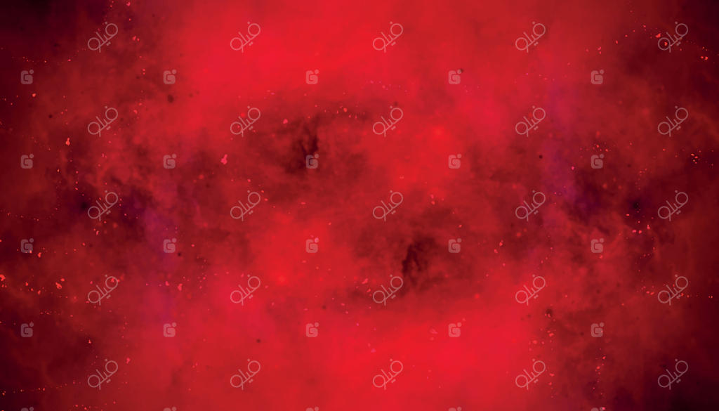 نقاشی پس‌زمینه قرمز آبرنگی و انتزاعی. زمینه‌ی مدرن و زیبا بافت قرمز با دود. بافت قدیمی کاغذ فرسوده قرمز. بافت غنی و سنگ‌مرمر قرمز یا سنگ.