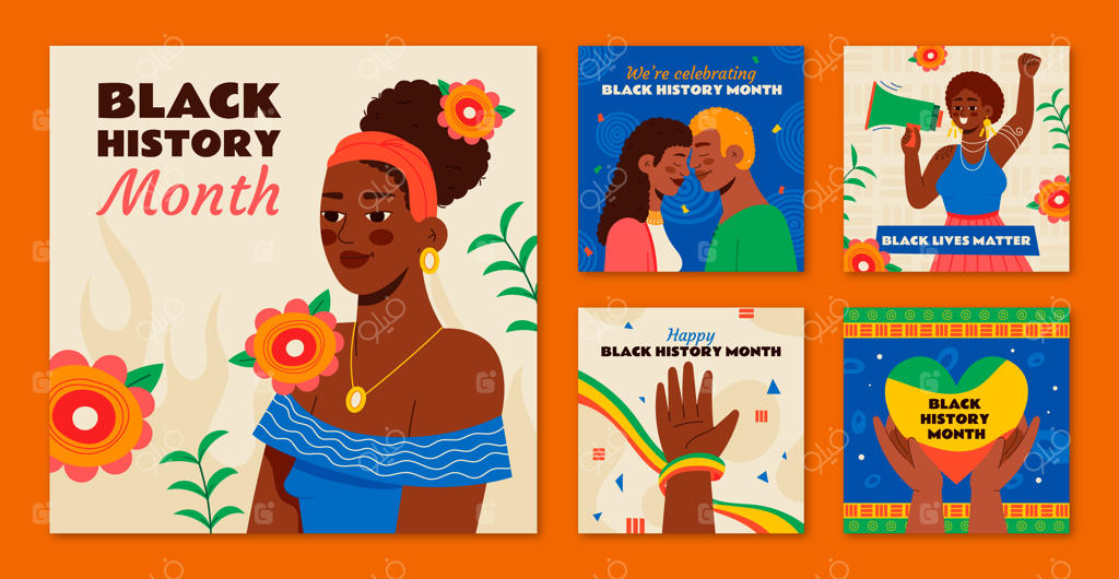 مجموعه پست‌های اینستاگرام برای ماه تاریخ سیاهپوستان