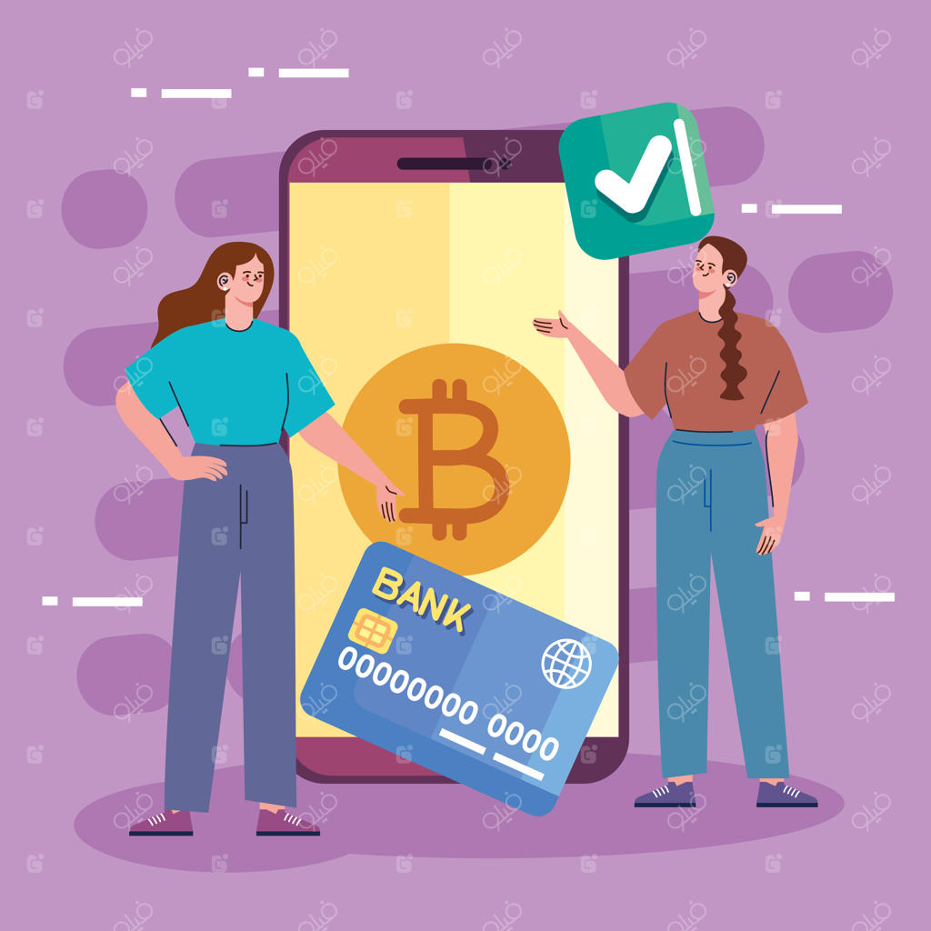 بیتکوین در موبایل و دختران