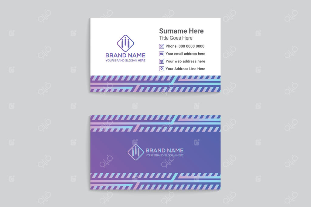 طراحی الگوی کارت ویزیت