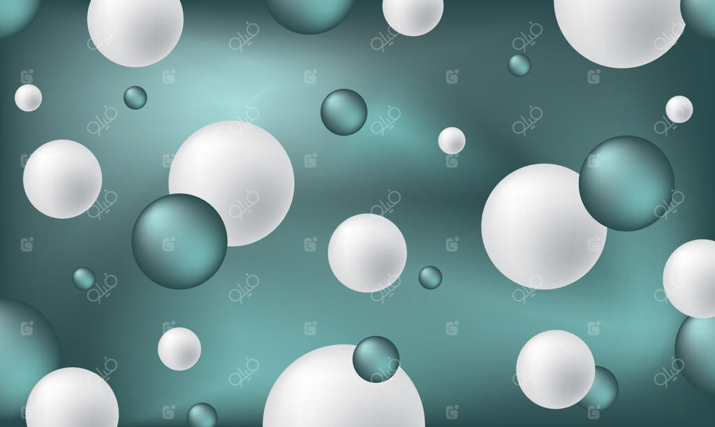 پیش‌زمینه انتزاعی آبی با جلوه هندسی و طرح هنری آبرنگ