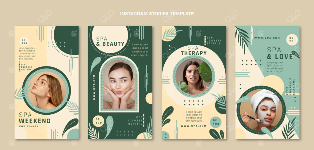 استوری‌های اینستاگرام با طراحی تخت