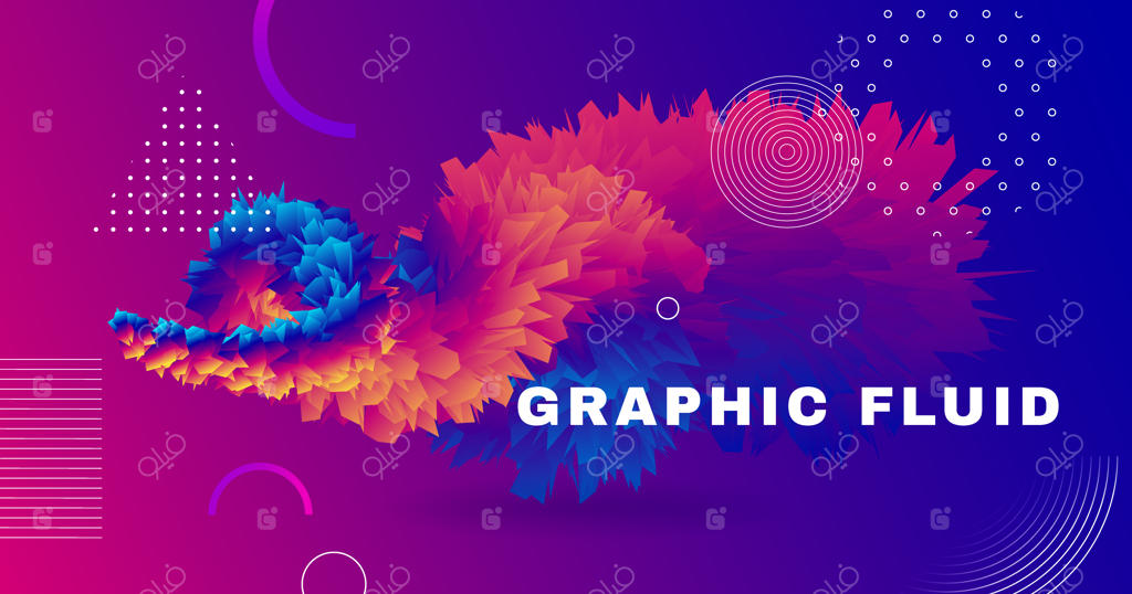 پس‌زمینه موج انتزاعی با افکت حرکت