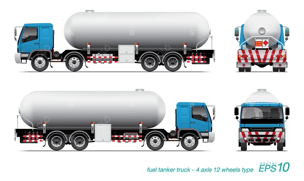 مجموعه‌ای از تصاویر کامیون‌ تانکر سوخت