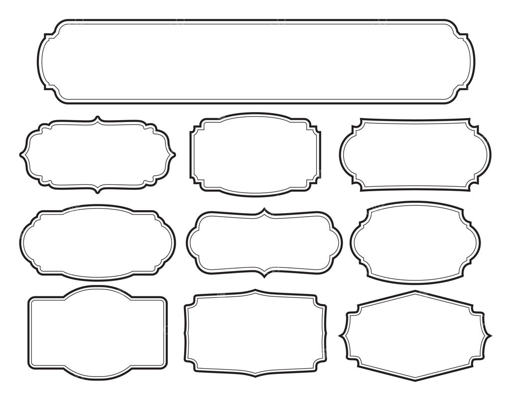 مجموعه طرح‌های قاب و حاشیه قدیمی